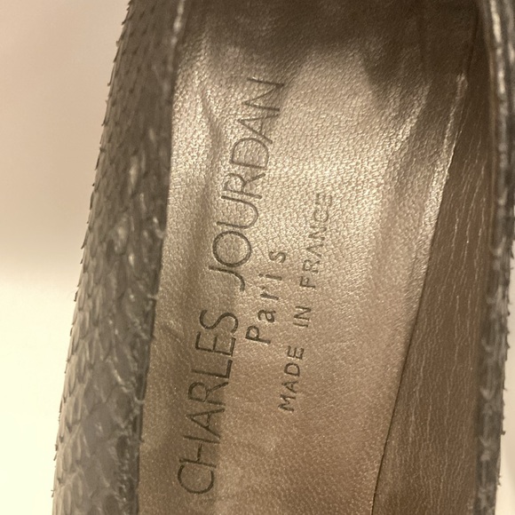 Vintage Christian Dior black python pumps - Picture 4 of 13